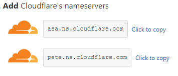 manage DNS using cloudflare