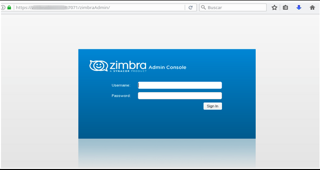 zimbra server