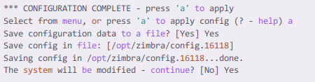 Zimbra: Howto de instalação do Zimbra 8.8.15 LTS (OSE) no  Centos/Redhat/OracleLinux 8 – Pensando Linux