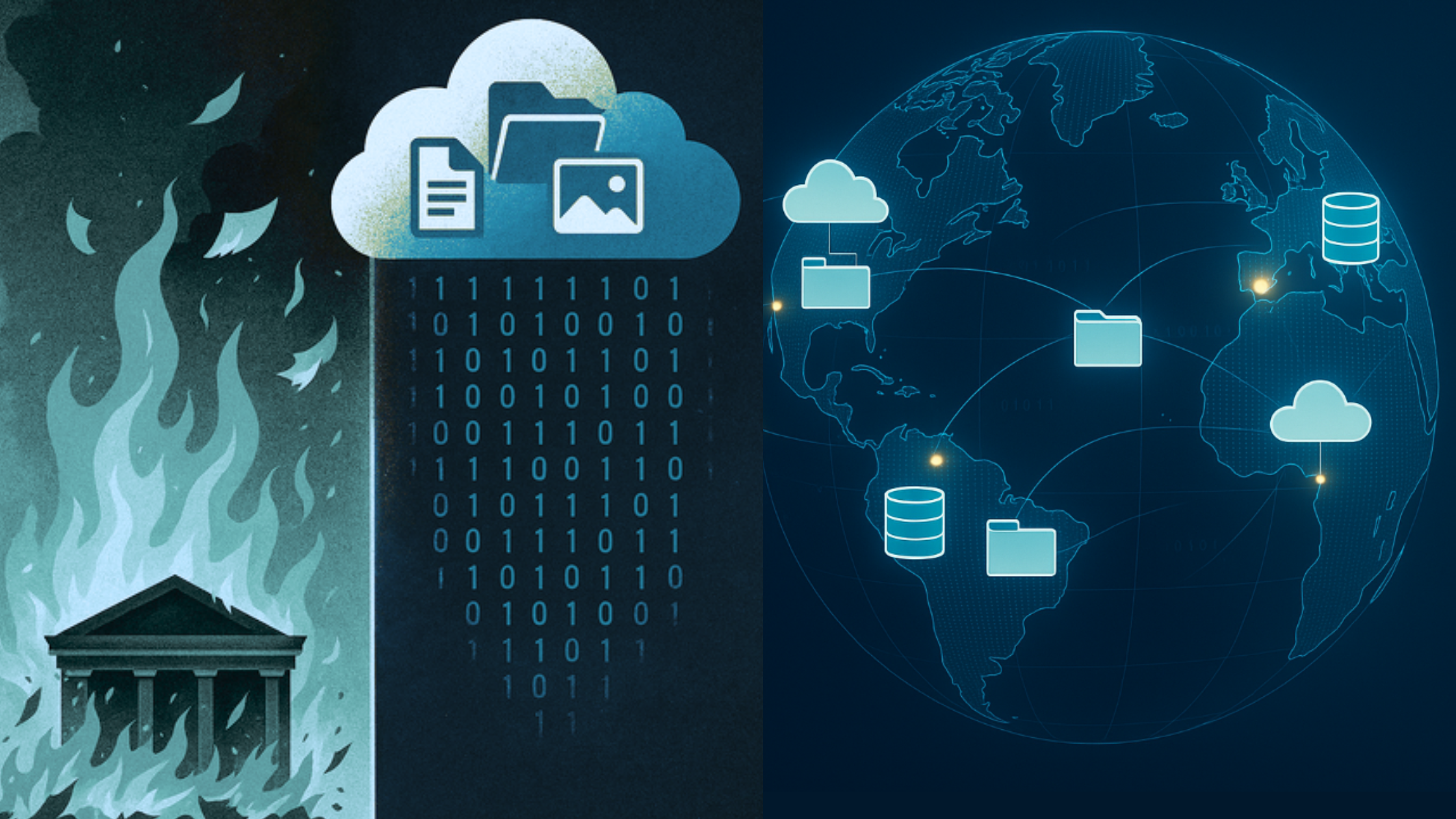 [Interactive Infographic: World map showing how Nepal government data would be protected across multiple cloud regions during local unrest] Gen Z
