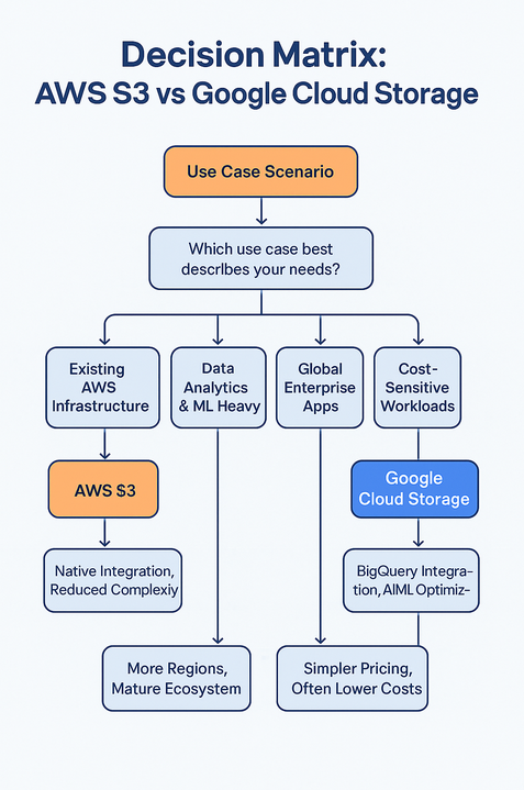 AWS S3 vs google cloud storage